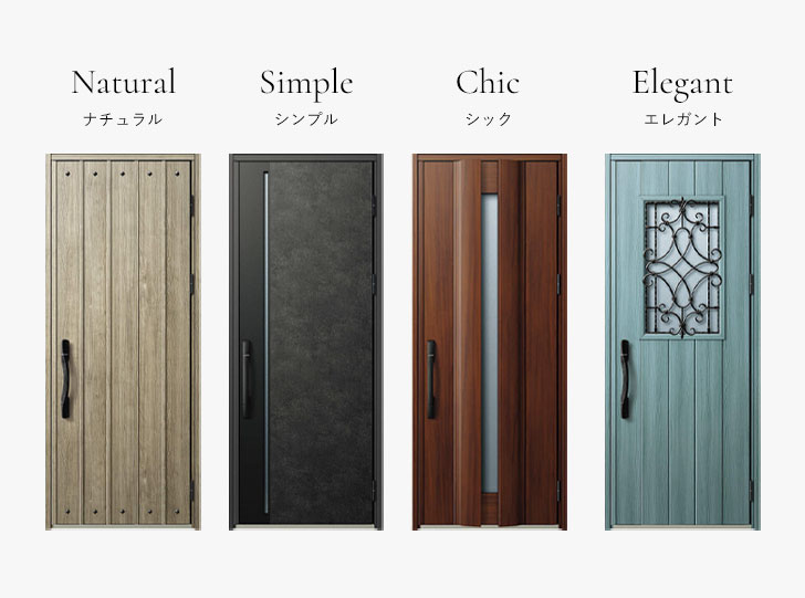 玄関ドア：YKK ヴェナートD30